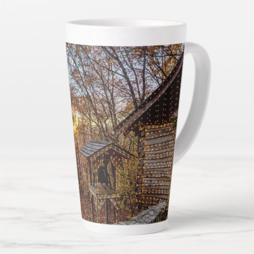 Autumn Woods Sunset Latte Mug