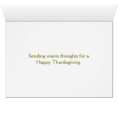 Autumn Woods Thanksgiving Cards (Inside Horizontal (Bottom))