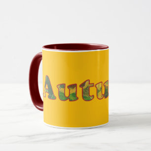 Autumn Word Custom Mugs