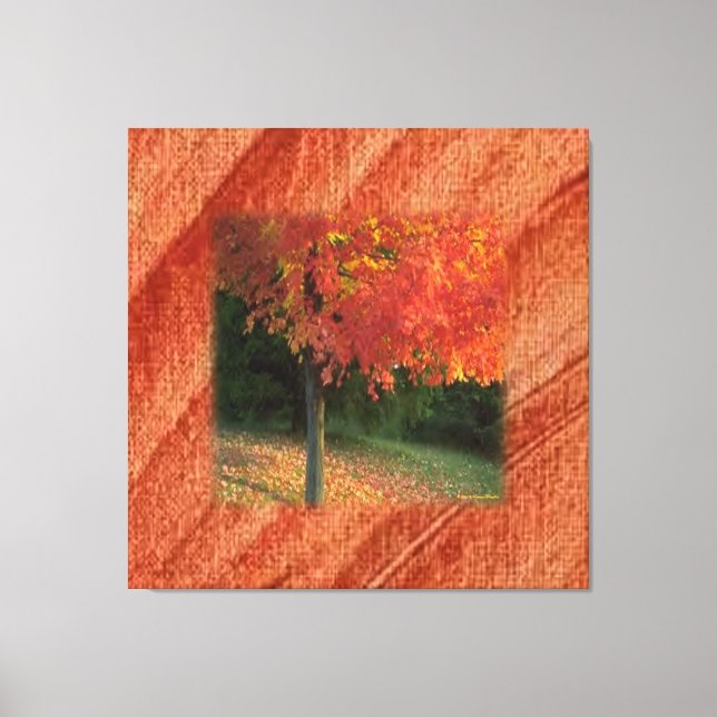 Autumn Wrapped Canvas Print (Front)