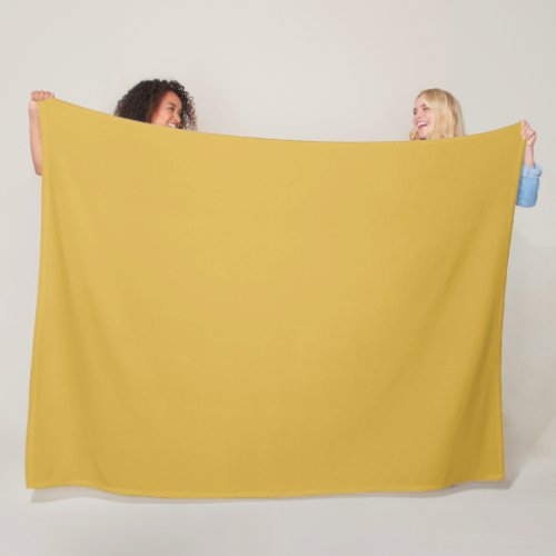 Autumn Yellow Fleece Blanket