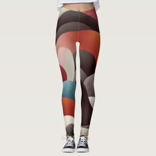 Autumnal Abstract Leggings