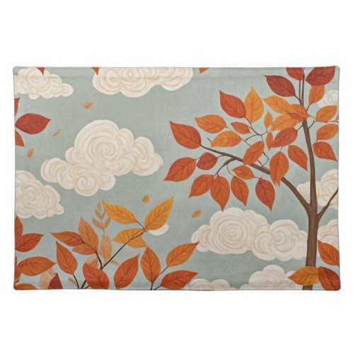 Autumnal Ascent Cloth Placemat