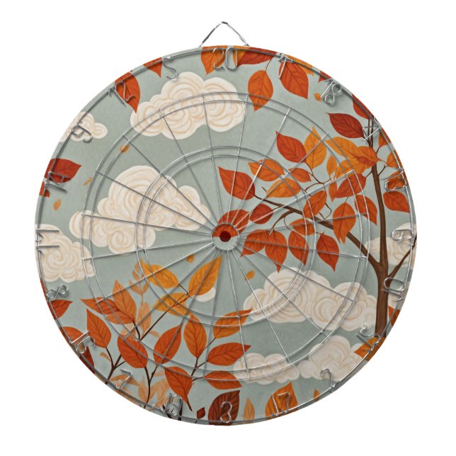 Autumnal Ascent Dart Board (Front)