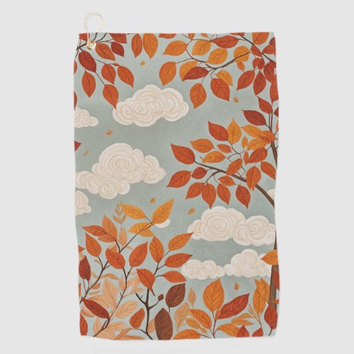 Autumnal Ascent Golf Towel