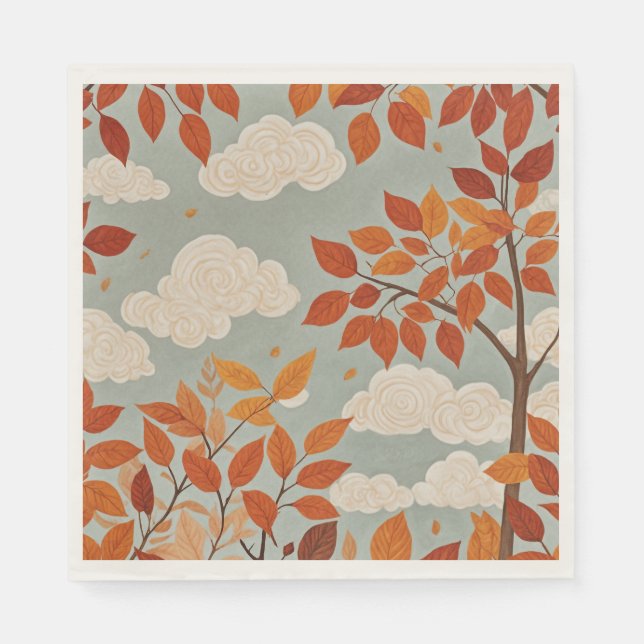 Autumnal Ascent Napkins (Front)