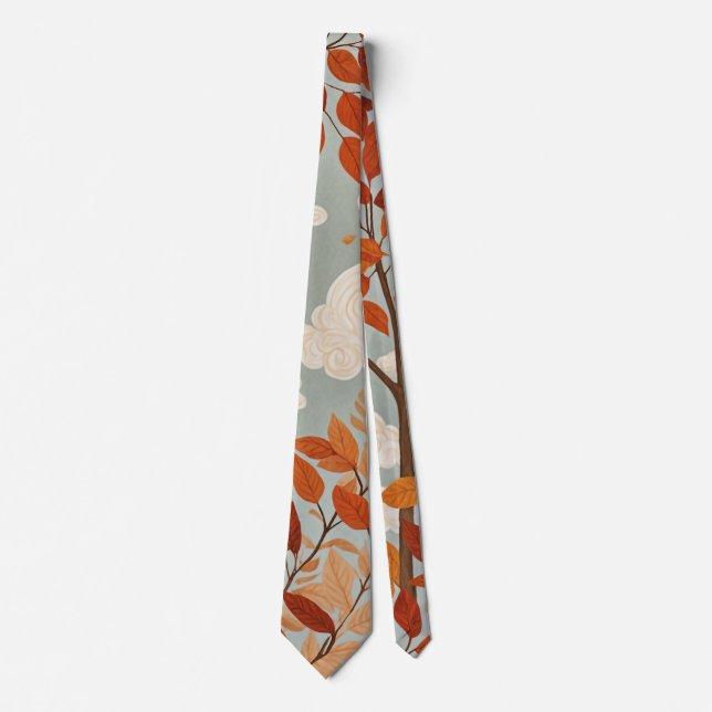 Autumnal Ascent Neck Tie (Front)