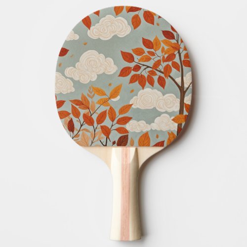 Autumnal Ascent Ping Pong Paddle