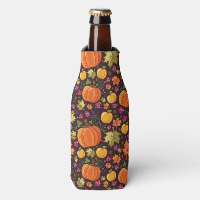 Autumnal background bottle cooler (Bottle Front)