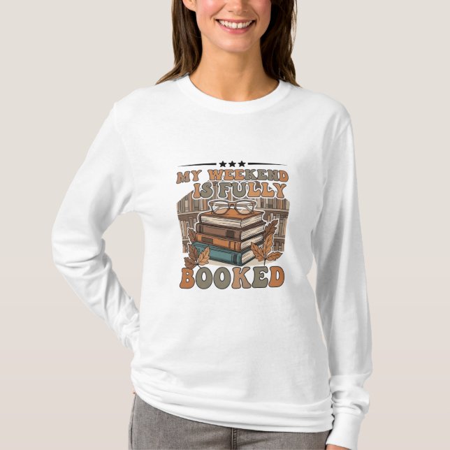 Autumnal book study design T-Shirt (Front)