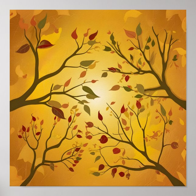  Autumnal Canopy Poster (Front)