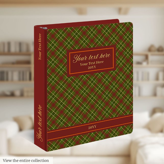Autumnal Colors Planner Binder Personalized Accent (Autumnal Colors Planner Binder Personalized Accent)