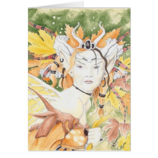 autumnal devas at Pumpkin Time Cards (Front)