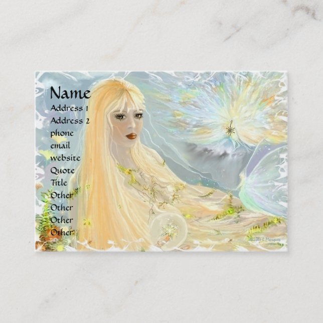 Autumnal Equinox Business Card (Front)