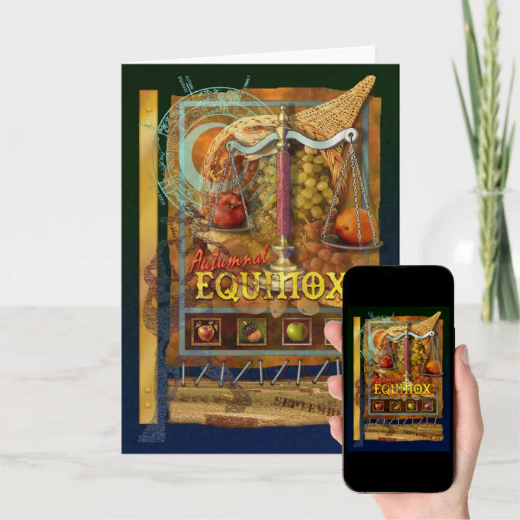 Autumnal Equinox Card | Zazzle