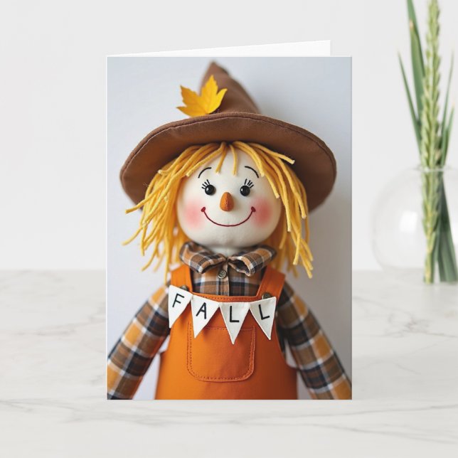 Autumnal Fall Figure Card (Front)