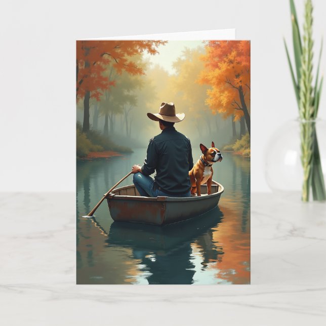 Autumnal Fathers Day Card (Front)