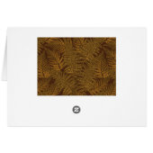 Autumnal fern on brown (Back Horizontal)