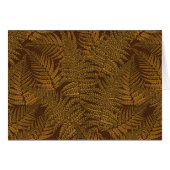 Autumnal fern on brown (Front Horizontal)