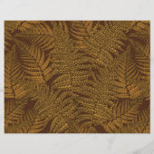 Autumnal fern on brown (Back)