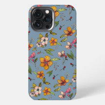 Autumnal Floral Pattern iPhone Case
