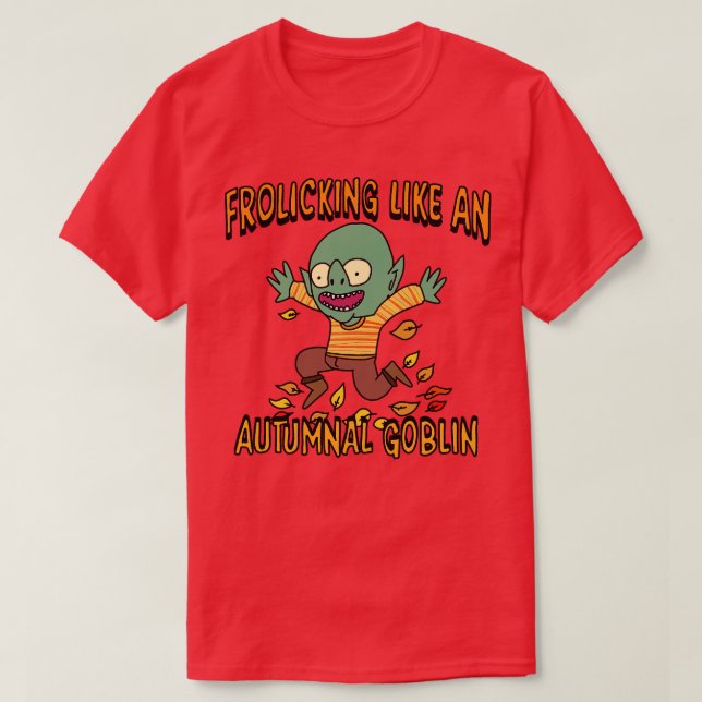 Autumnal Goblin T-Shirt (Design Front)