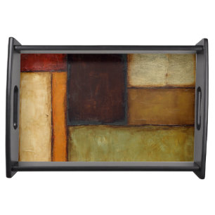 Autumnal Impressionist by Jennifer Goldberger Serving Tray