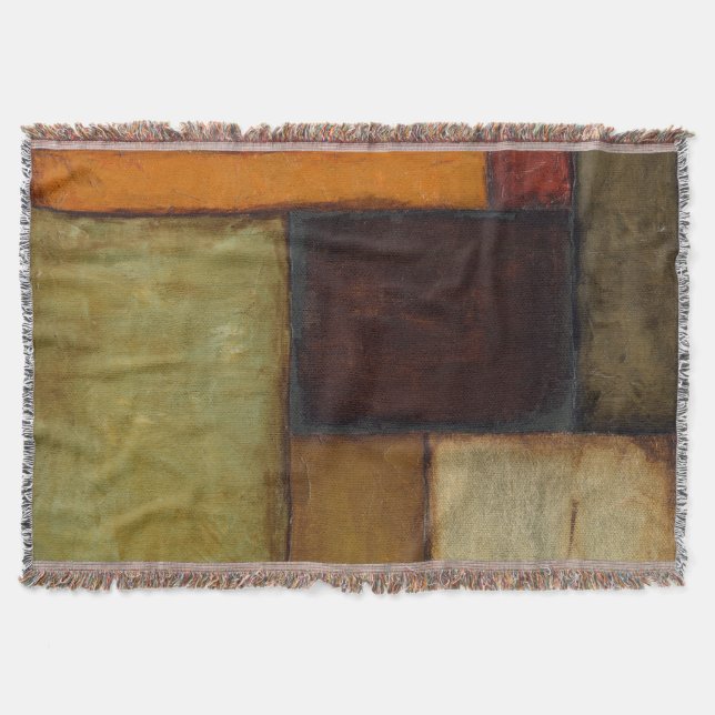 Autumnal Impressionist by Jennifer Goldberger Throw Blanket (Front)
