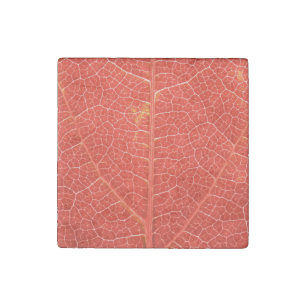 Autumnal Leaf Stone Magnet