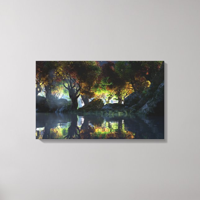 Autumnal (Night) Canvas Print (Front)