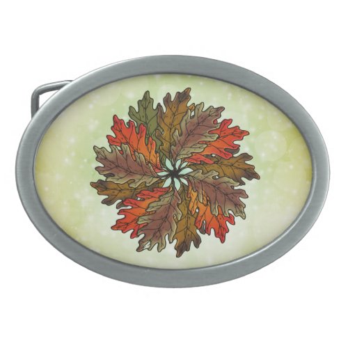 Autumnal Rainbow Belt Buckle