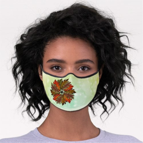 Autumnal Rainbow Premium Face Mask