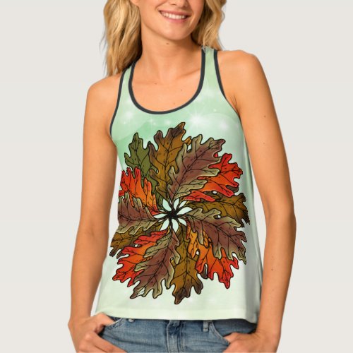 Autumnal Rainbow Tank Top