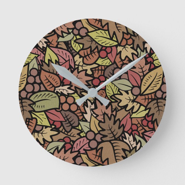 Autumnal Round Clock (Front)