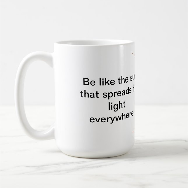 Autumnal Sun Rays,  Coffee Mug (Left)