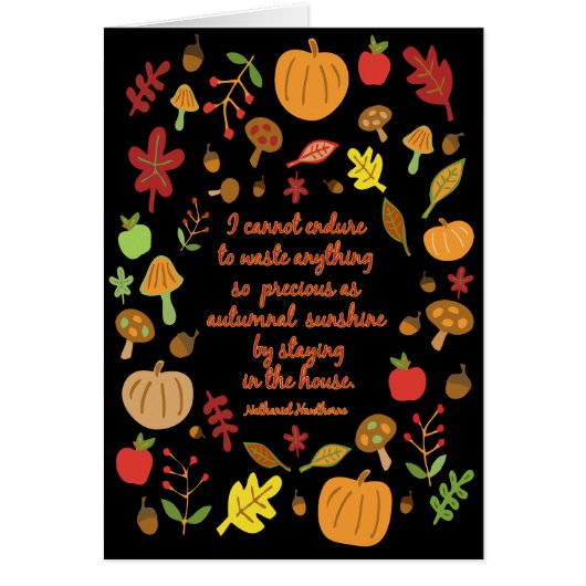 Autumnal Sunshine Cards (Front)