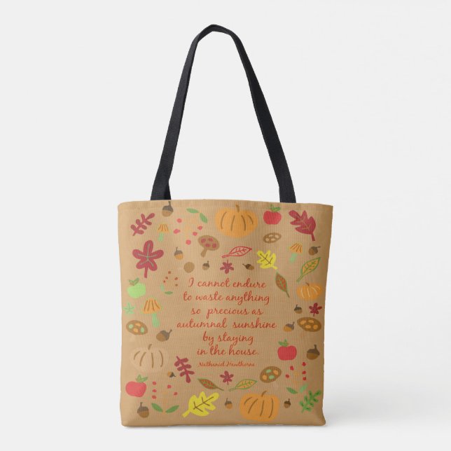 Autumnal Sunshine Tote Bag (Back)