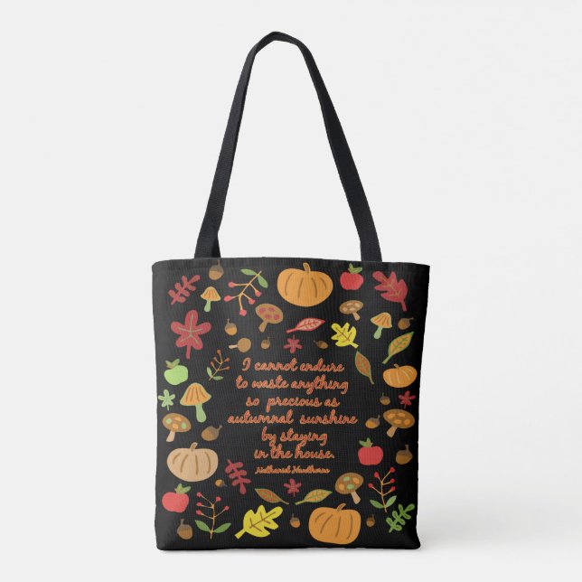 Autumnal Sunshine Tote Bag (Back)