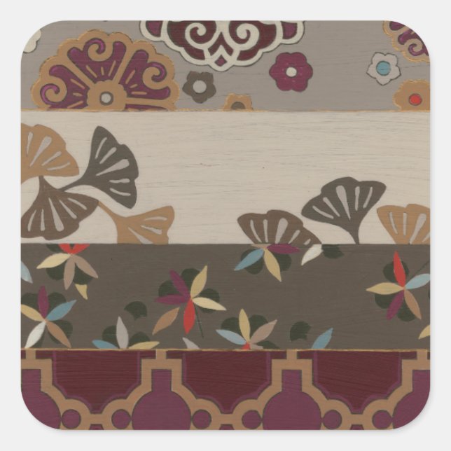 Autumnal Tapestry II Square Sticker (Front)