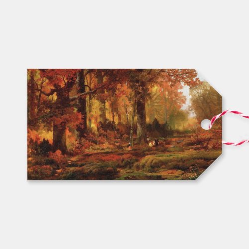 Autumnal Trees in Cresheim Glen Philadelphia Gift Tags