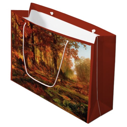 Autumnal Trees in Cresheim Glen Philadelphia Large Gift Bag