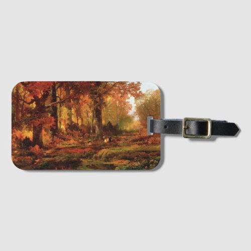 Autumnal Trees in Cresheim Glen Philadelphia Luggage Tag