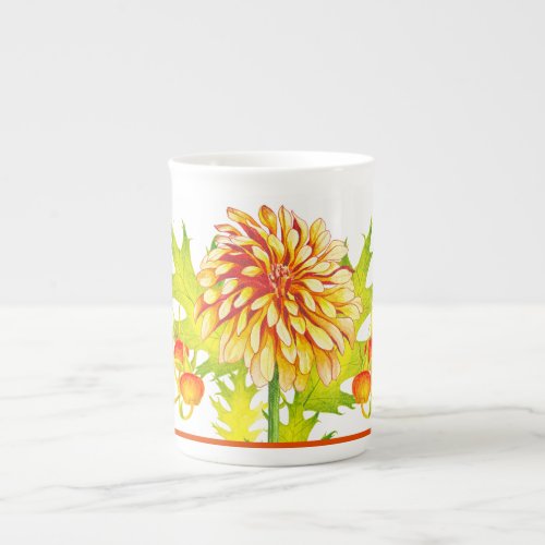 Autumns Arrival on a Bone China Mug