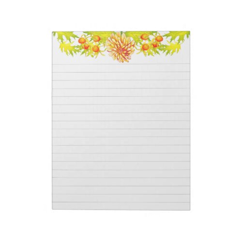 Autumns Arrival on a Large Notepad