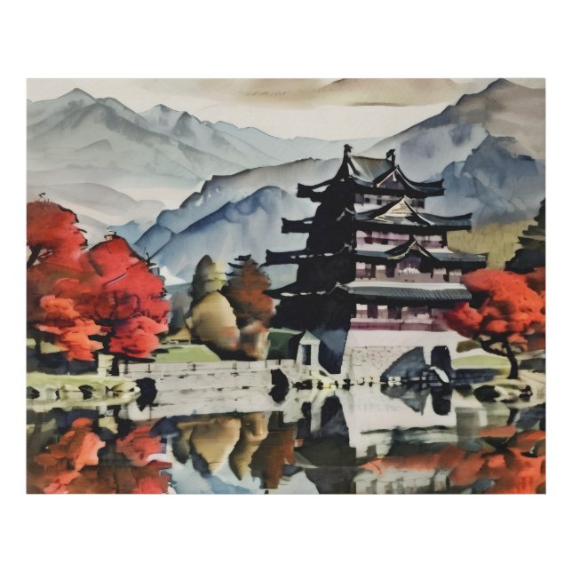 Autumn's Beauty Faux Canvas Print (Front)