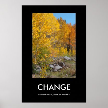Autumn's Edge Beautiful Change Poster