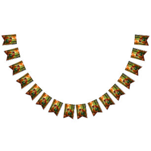 Autumn's Embrace Bunting Flags