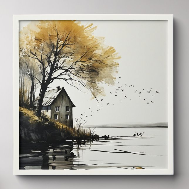 Autumn's Embrace: Landscape - Peel And Stick Photo Tile (Front Set)