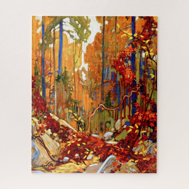 Autumn's Garland, Colorful Painting, Jigsaw Puzzle (Vertical)