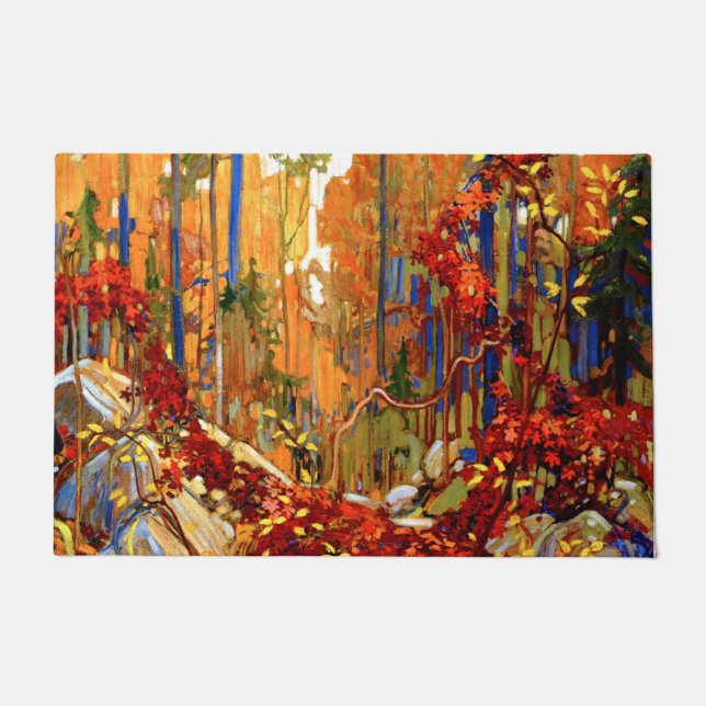 Autumn's Garland, famous painting, Doormat (Front)